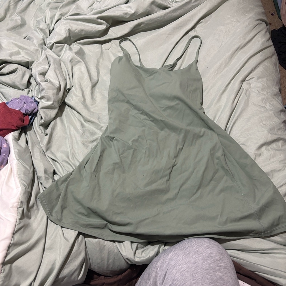 HALARA Women's Maxi Dress in Sage Green